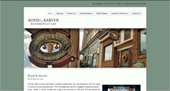 Desktop Screenshot of boydandkarver.com